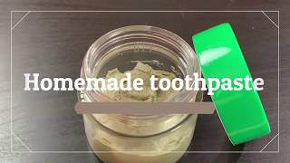 DIY - Homemade toothpaste - Zero Waste