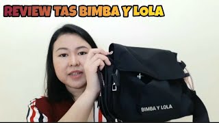 REVIEW BIMBA Y LOLA BLACK FLAP CROSSBODY BAG / TAS BIMBA Y LOLA INDONESIA