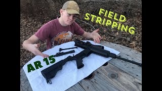 Field stripping a Panther Arms DPMS Oracle AR 15 rifle