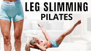 10 minute LEG SLIMMING PILATES Workout to Tone Legs and Thighs