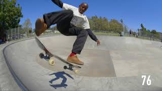 100 Kickflips In The Reynolds G6 with Kader Sylla