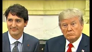 President Trump Meets Justin Trudeau at the White House