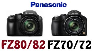 Panasonic DC-FZ80/FZ82 vs Panasonic DMC-FZ70/FZ72
