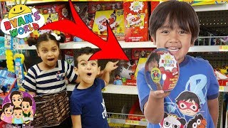 #combopanda #ryantoysreview Ryan's Toy Review Shopping At Walmart Toy Hunt For Ryan's World Toys