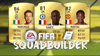 THE BEST 100K TEAM ON FIFA 17!! ft. Kanté; Martial; Marchisio; Sanches...