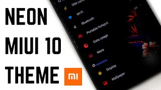 Best Miui 10 Theme Of The Week | 46th Episode | Neon Edition