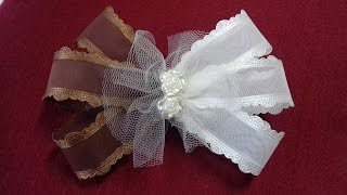 Очень простой и красивый бант/Как сделать красивый бант