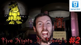 Five Nights at Freddy's GMod Horror Map With Minx Part 2: GOLDEN FREDDY, FOXY, AND MORE!