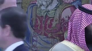 عاجل | ملك اسبانيا يستقبل محمد بن سلمان في قصره