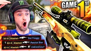 My FIRST EVER game on CS:GO! (HOW WILL I DO?!)