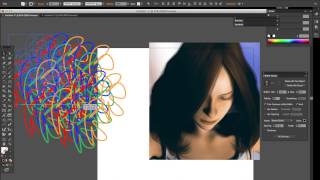 WidthScribe 2 : Width Stamp Curvature Colorful sketch tutorial  (Illustrator plugin)