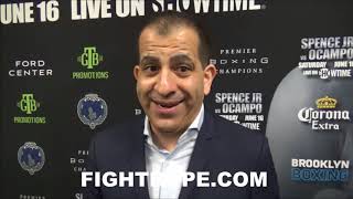 SHOWTIME'S ESPINOZA GIVES JOSHUA-WILDER UPDATE; SAYS CLOSE, BUT "HATE FOR SOMETHING WEIRD TO HAPPEN"