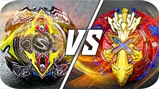 Zeutron Z2 Vs Xcalius X2! || BEYBLADE BURST BATTLE