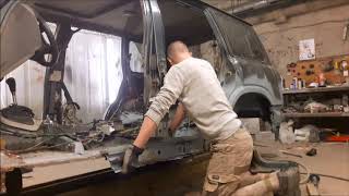 Nissan Patrol Y61. Реставрация кузова. Сварке нет конца :)