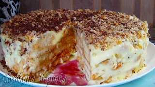 Торт " Наполеон "без выпечки /Cake "Napoleon" without baking