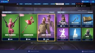 *NEW* KING FLAMINGO SKIN! July 5 New Skins - Fortnite Item Shop Live (Fortnite Battle Royale)