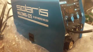 Сварочный полуавтомат Solaris Multimig 225, распаковка. 20.12.18.