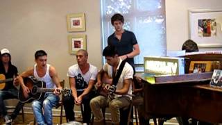 The Wanted - Gold Forever (NATHAN PLAYING PIANO) & Glad You Came - Gig In Your Gaff (LIVE)