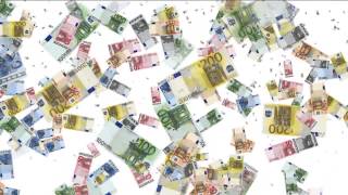 ФУТАЖ Евро падающие - Footage Euro