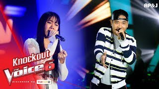 Knock Out : กานต์ - รอ VS แชมป์ - หนุ่มดอยเต่า  - The Voice Thailand 6 - 7 Jan 2018