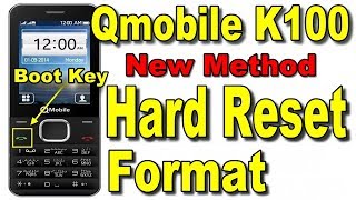 QMobile K100 MT6531 Hard Reset, Format, Restore Setting, Remove Code, QMobile K100 Boot Key By Tahir