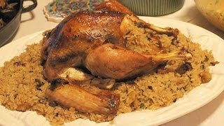 HİNDİ KIZARTMASI, Fırında Hindi nasıl yapılır, iç pilavlı hindi, yılbaşı hindisi, CANANS REZEPTE
