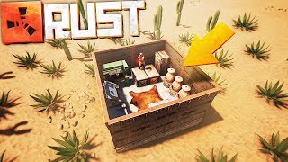 Нашли МВК склад Ресурсов в Пустыне! - Rust [Раст рейды]