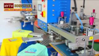 Rapid Rotary Garment Tag/Label Flat Silk Screen Printing Machine