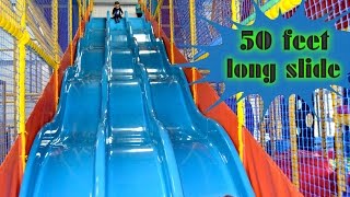 Indoor Playground Family Fun for Kids Play Center Slides Playroom with Balls | TheChildhoodLife