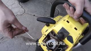 Чемпион пила быстрая регулировка карбюратора.