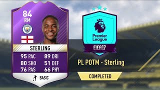 84 STERLING SBC CHEAPEST SOLUTION | POTM SQUAD BUILDING CHALLENGE | FIFA 17