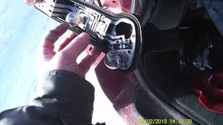 Замена ламп задних фонарей Citroen C4 coupe