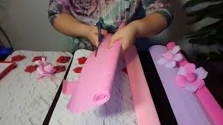 Подробный Мастер-класс. Аксессуары для куклы из конфет- Цветы с конфетами, зонтик и шляпка.