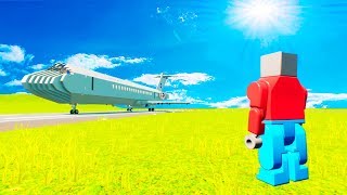 ЛЕГО РЕАЛЬНАЯ ЖИЗНЬ В БРИК РИГС! ПОКУПКА ЛИЧНОГО САМОЛЕТА ЗА 25 000 000$ В BRICK RIGS! (Brick Rigs)