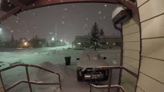 Two Day Snowstorm Central Alaska 11-13 Nov 2017