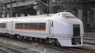 【あかぎ・草津・水上へ転用】JR東日本651系1000番台大宮車OM206編成（元・勝田車K109編成）　構内入換
