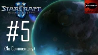 StarCraft 2: Wings of Liberty - Campaign Playthrough Part 5 (The Evacuation, No Commentary)