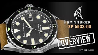[PRODUCT OVERVIEW] Spinnaker Cahill 43mm SP-5033-04 Vintage Stainless Steel