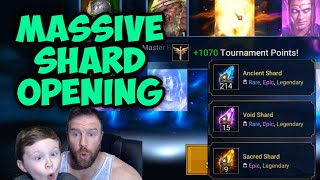 Raid Shadow Legends - Massive Shard Summoning - 250 Shards Opened!!!