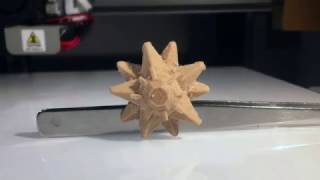 3D Printed Starmie Pokemon - PrimaSelect Wood