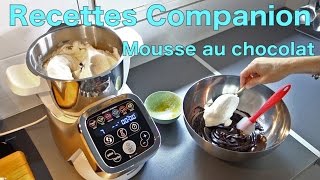 Recettes Companion de Brice - Mousse au chocolat
