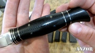 НОЖ на ПРОДАЖУ: M390, чёрный G10 и нержавейка. По мотивам «финки нквд»