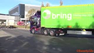 4K| Scania 143M 500 6x2 V8 Sound - Nitteberg 2