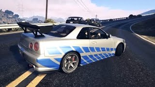 2F2F NISSAN SKYLINE R34 | DRIFT MONTAGE | GTA 5 PC Mods