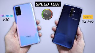 Realme X2 Pro vs Honor V30 SPEED TEST