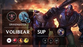 Volibear Support vs Yuumi - KR Grandmaster Patch 9.11