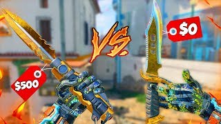 $500 WEAPON vs. $0 WEAPON!! (Which is Better?)
