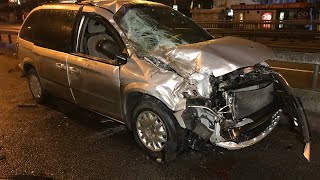 Масштабна аварія на в’їзді до шляхопроводу на Нивках