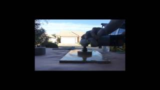 Travertine Etch Mark Removal