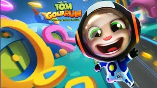 ГОВОРЯЩИЙ ТОМ БЕГ ЗА ЗОЛОТОМ #обновление КОСМОНАВТ ТОМ ДРУЗЬЯ Игровой мультик -Talking Tom Gold Run